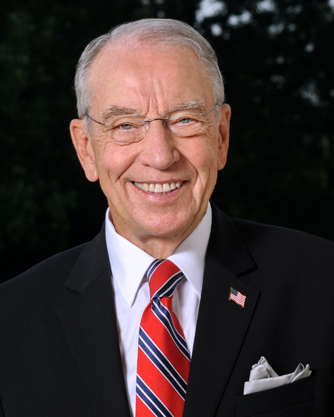 Official 2017 portrait of Sen. Chuck Grassley